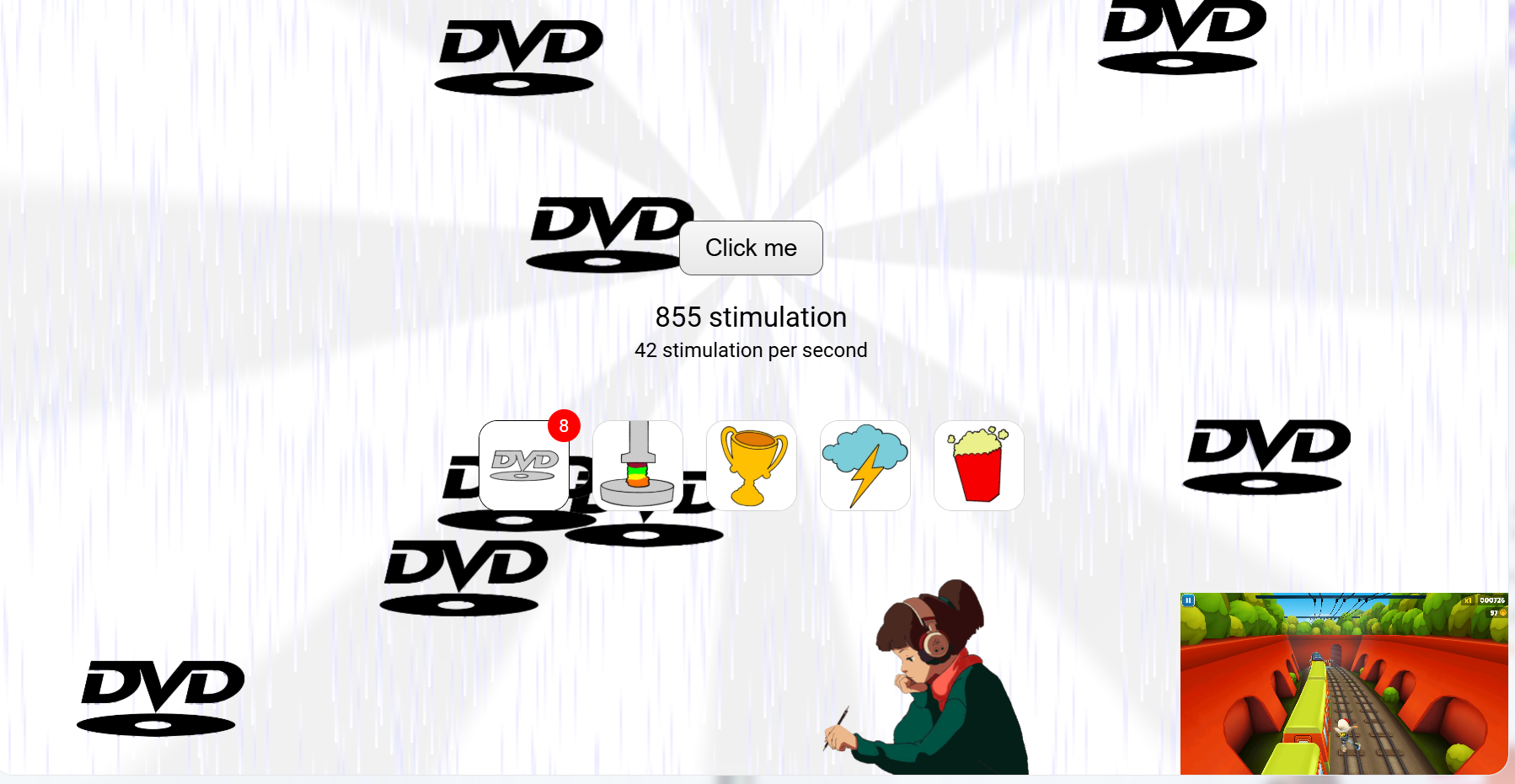 Stimulation Clicker Gameplay